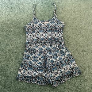Old Navy: Blue and white romper